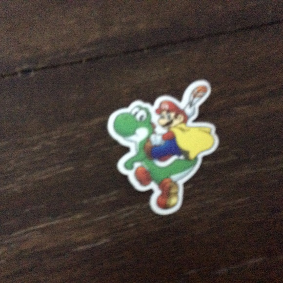 Super Mario Sticker Pack 2- Luigi Mario 8-bit Mario Yoshi Peach Stickers - Picture 5 of 7